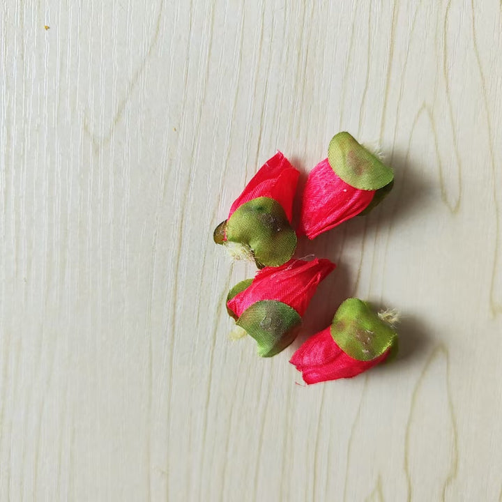 Realistische Seidenblumenverzierungen