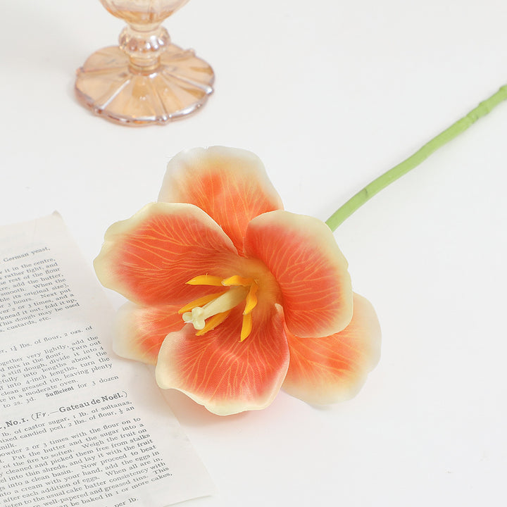 Künstlicher Orchideenblütenzweig mit detailreichen Blüten Karnz