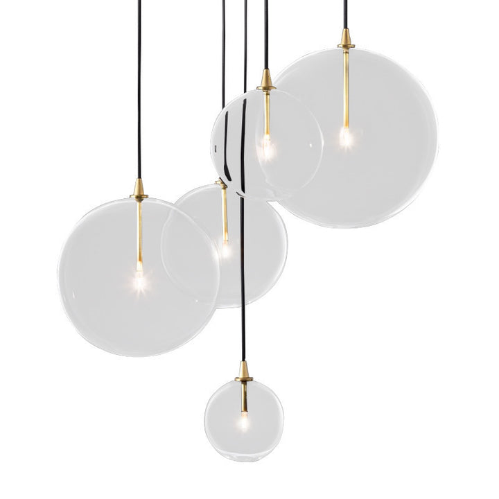 Stylische Glas Pendelleuchte