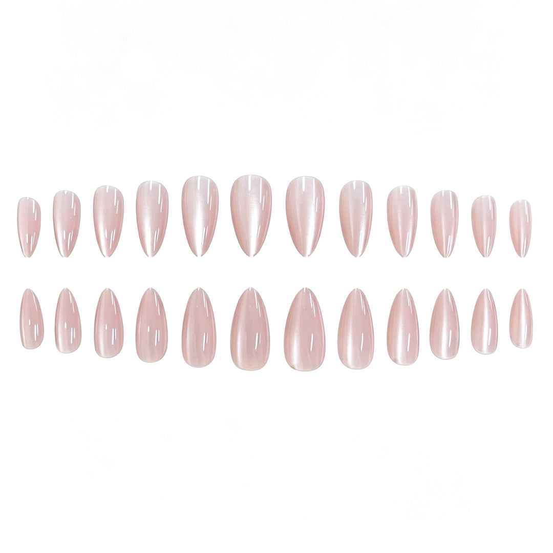 Elegante Glitzer-Stiletto-Nagelverzierungen Karnz