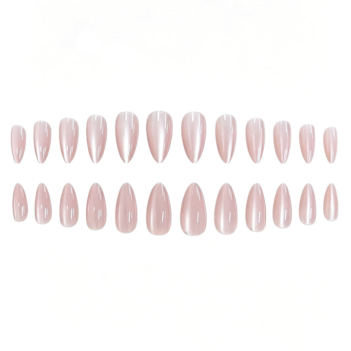 Elegante Glitzer-Stiletto-Nagelverzierungen Karnz