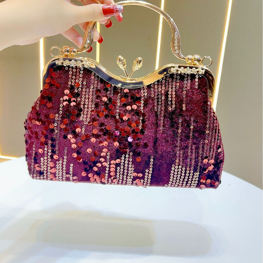 Glitzernde Abend-Handtasche
