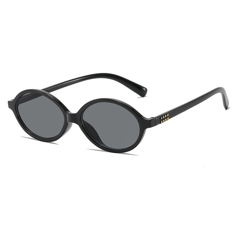Vintage Ovalrahmen Sonnenbrille Karnz