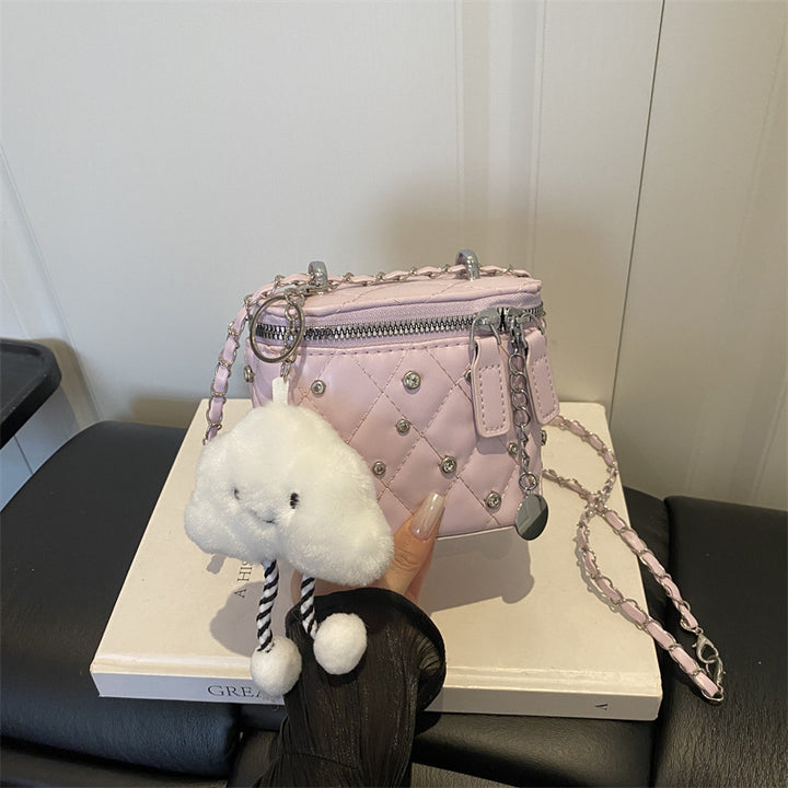 Trendige gesteppte Mini-Crossbody-Tasche