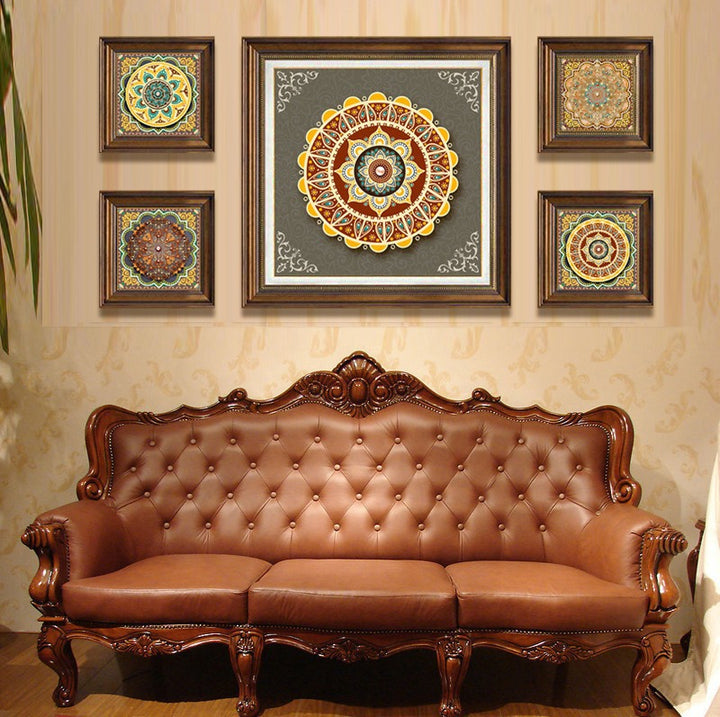 Dekorative Mandala Wanddekoration Set
