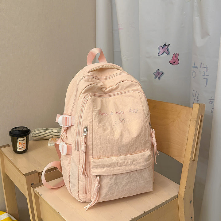 Multi-Taschen Freizeit-Rucksack mit inspirierendem Zitat Karnz
