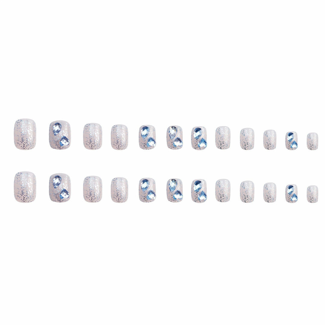 Elegantes Metallic Press-On Nail Set