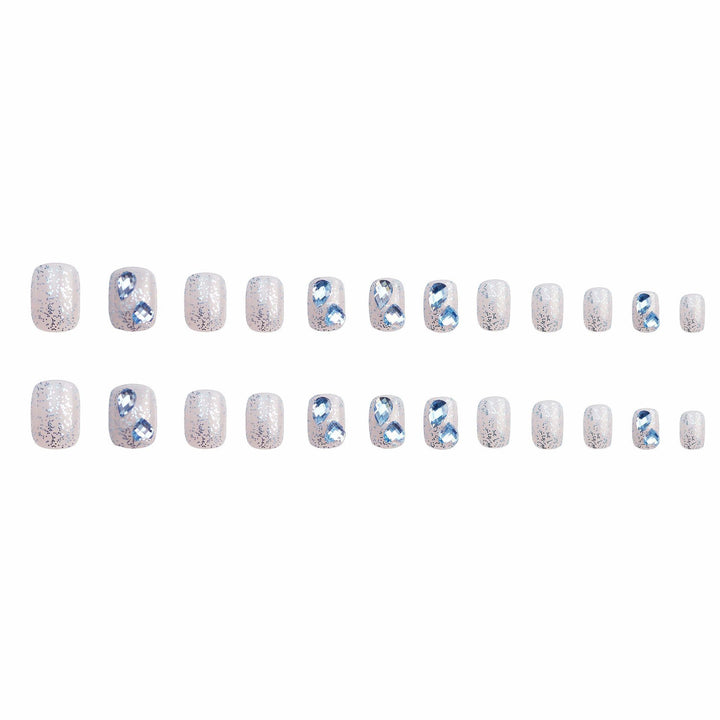 Elegantes Metallic Press-On Nail Set