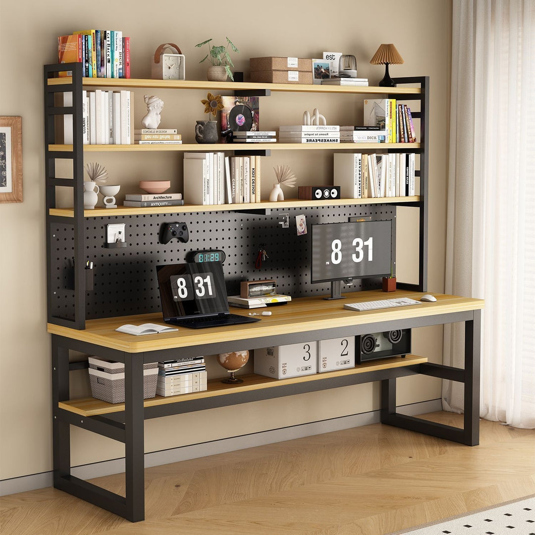 Multifunktionaler Arbeitsbereich mit Regal Karnz