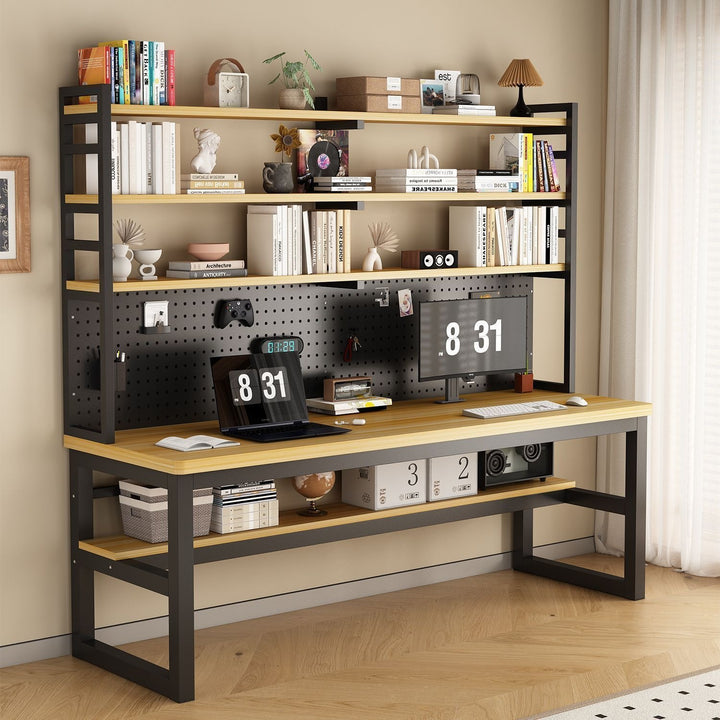Multifunktionaler Arbeitsbereich mit Regal Karnz