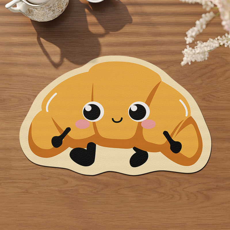 Cute Donut-Shaped Non‑Slip Heat-Resistant Table Placemat