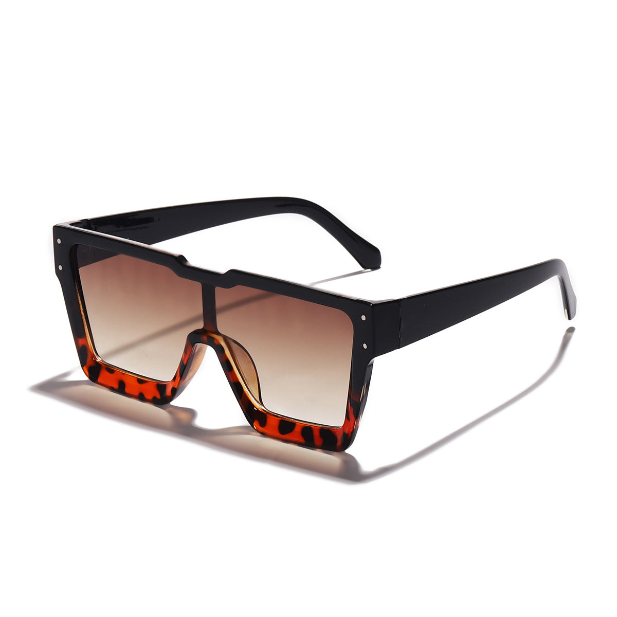 Damen statement Sonnenbrille mit breitem Rahmen und UV-Schutz Karnz