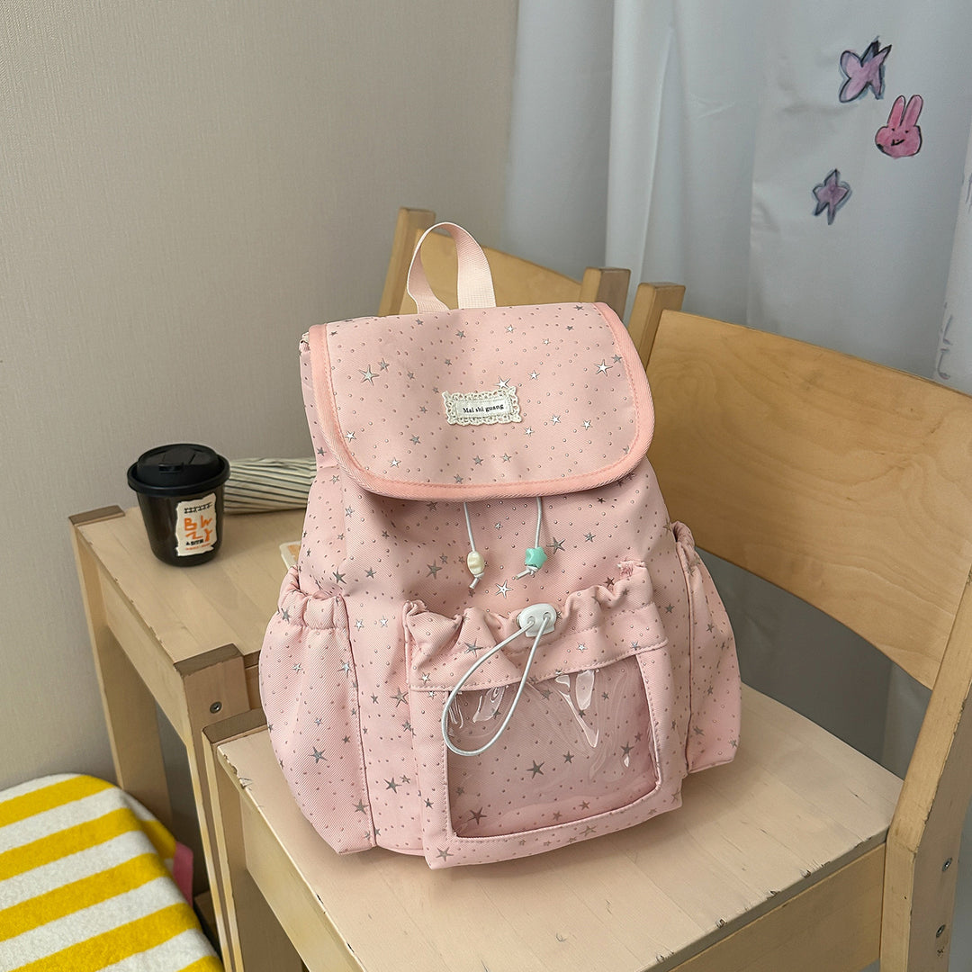 Fun Star-Embellished Mini-Rucksack Karnz