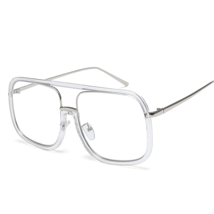 Damen Modische Brillenfassung mit oversized Rechteckdesign Karnz