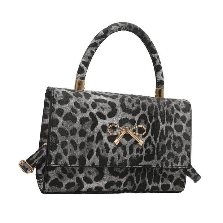 Stylische Tierdruck Top Handle Handtasche Karnz