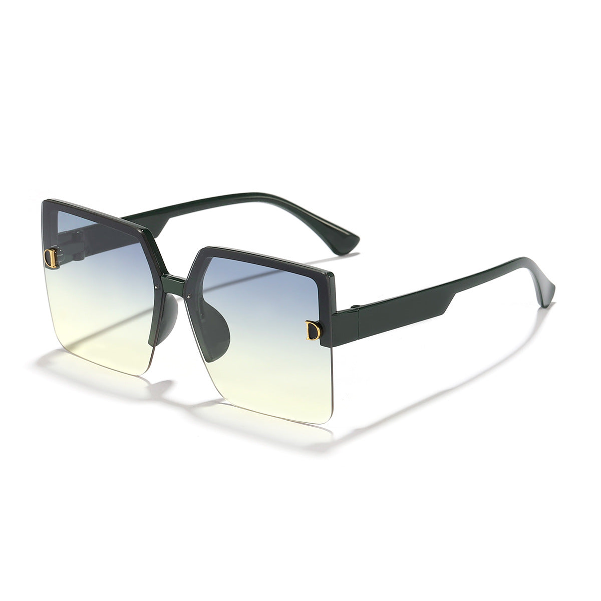 Damen quadratische Sonnenbrille mit elegantem Verlauf Karnz