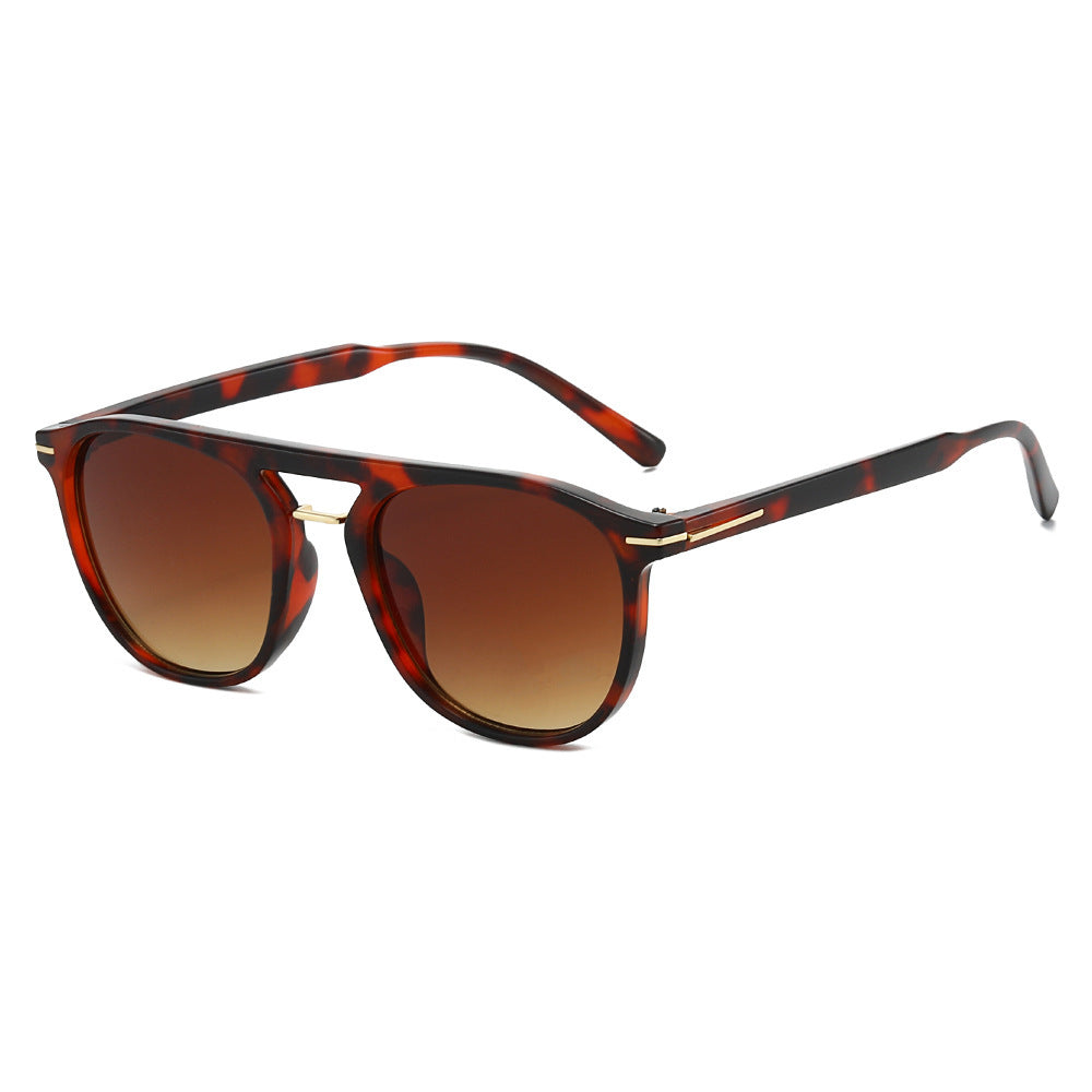 Moderne geometrische Rahmen-Sonnenbrille Karnz