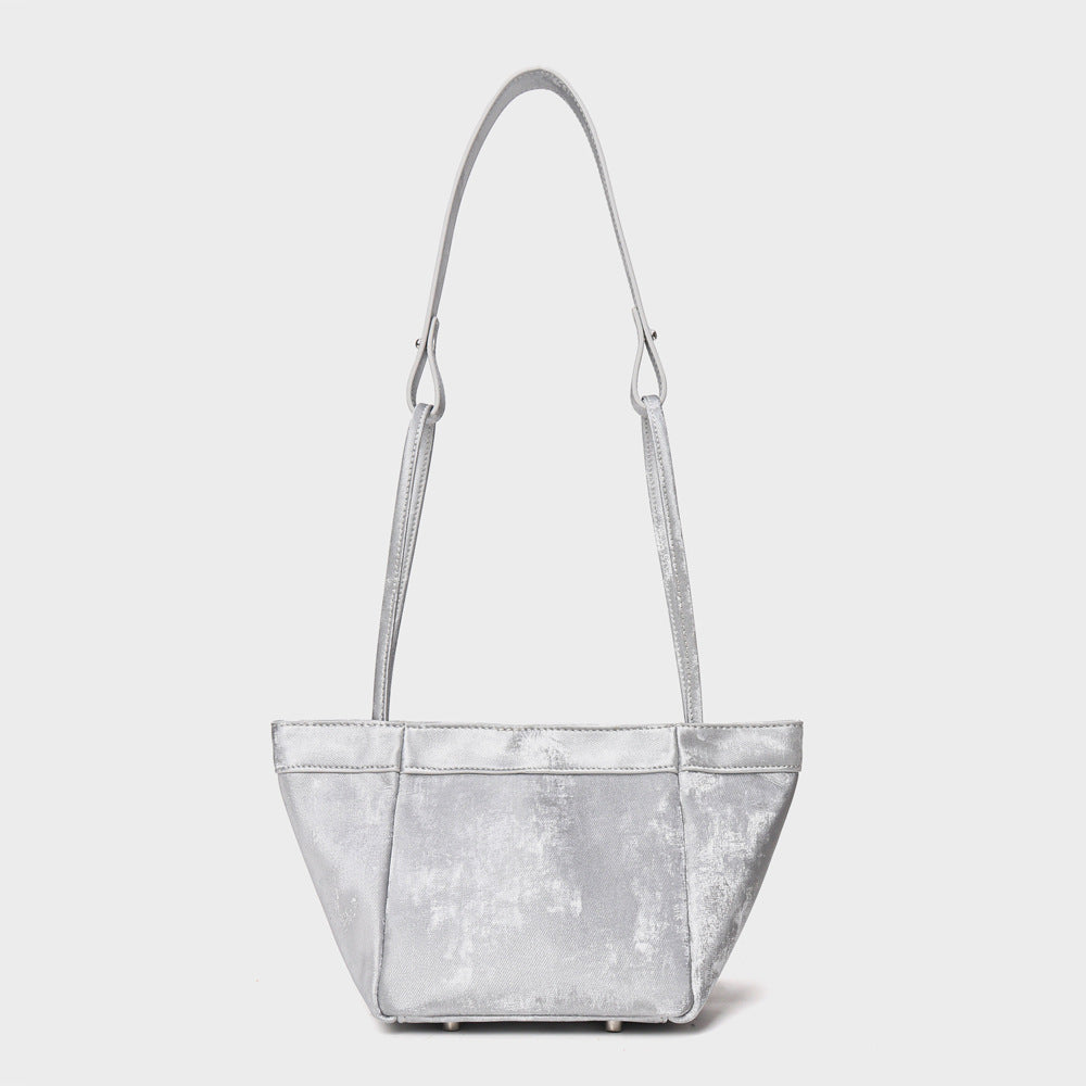 Samt Drawstring Eimer Tasche mit verstellbarem Riemen