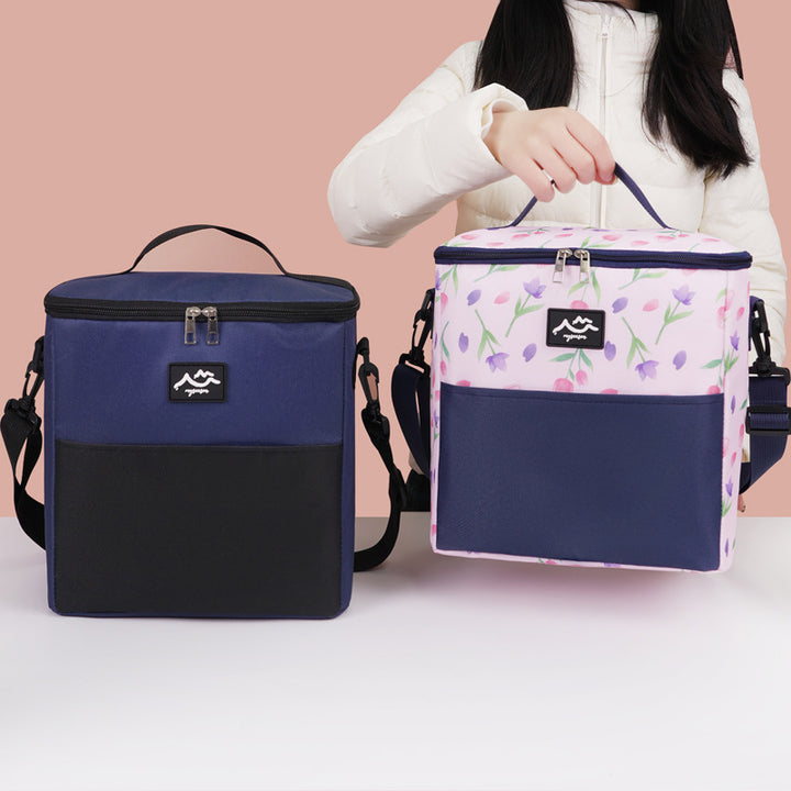 Isolierte Blumenmuster Lunchbox Kühler Karnz