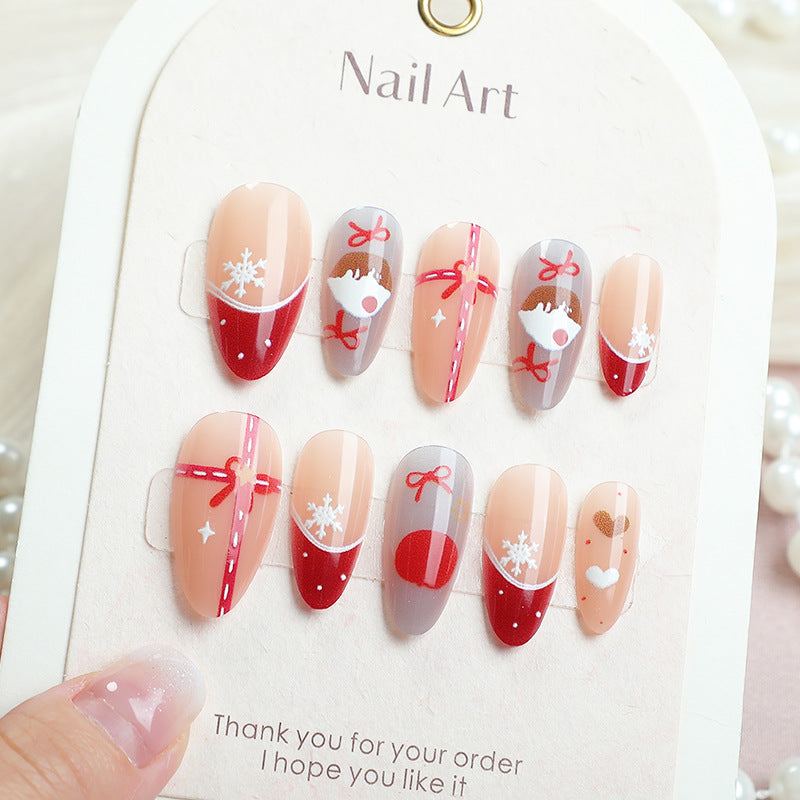 Festliches, urlaubsorientiertes Press-On-Nail-Art-Set 1790738334
