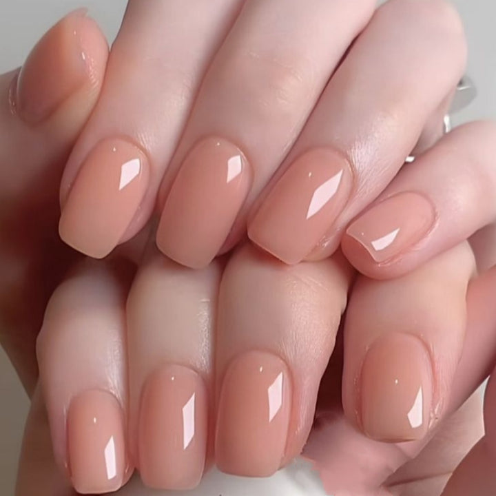 Glatte Finish Press-On Nail Set Karnz