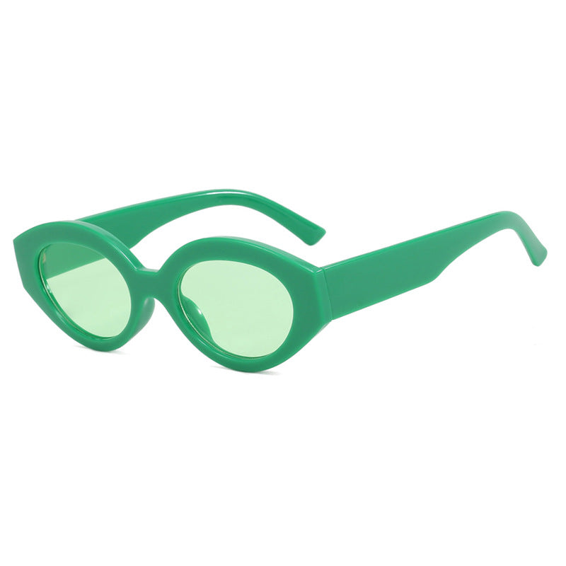 Damen kreative Sonnenbrille im eleganten Retro-Stil Karnz