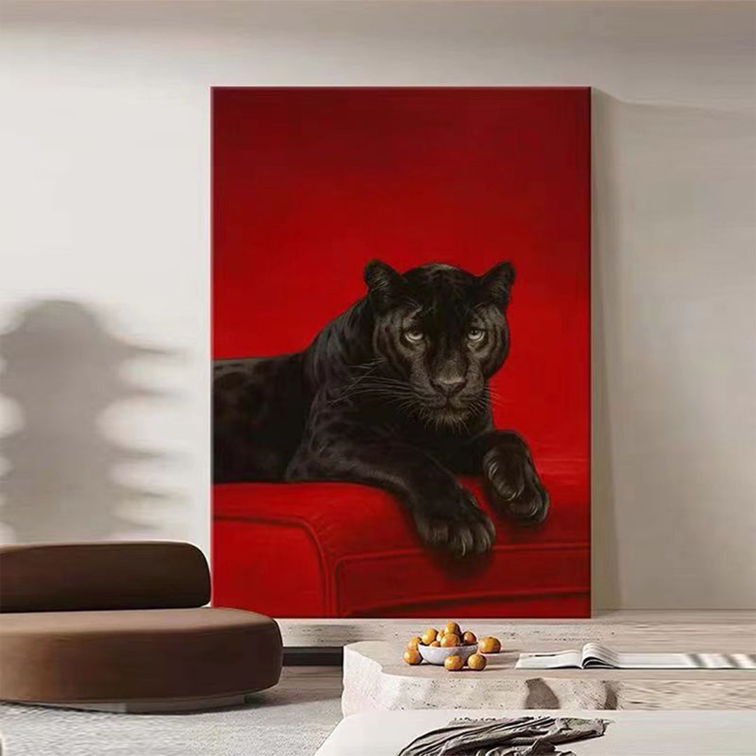 Panther-Themen Leinwand Wandkunst