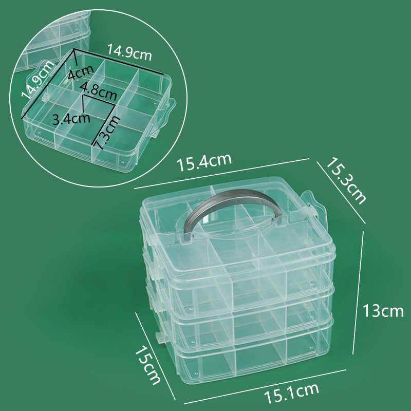 Multi-Abteil Durable Craft Storage Box Karnz