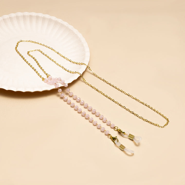Elegante Perlen Brillen Kette Karnz