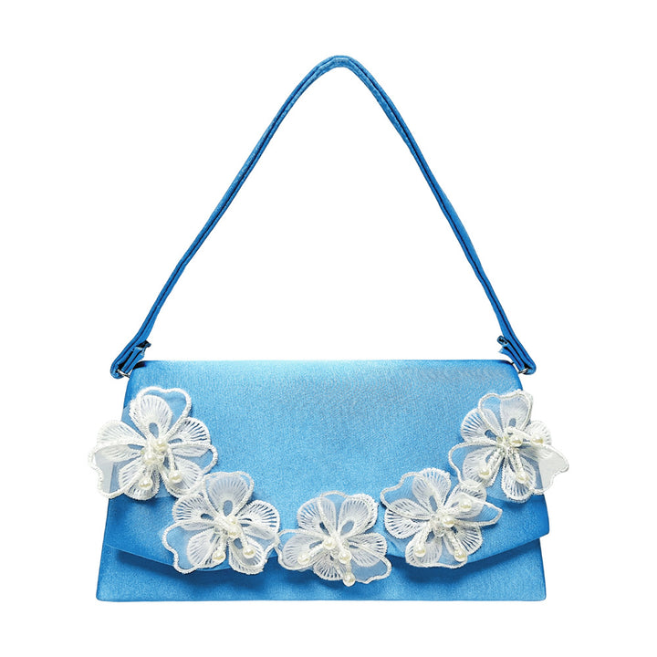 Blumenakzent Abendhandtasche