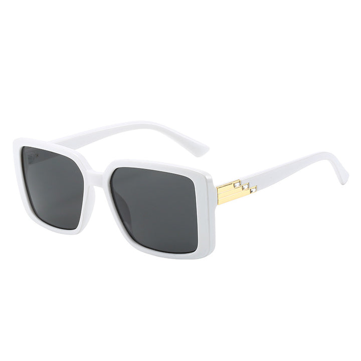 Damen modische quadratische Sonnenbrille mit trendigen Details Karnz