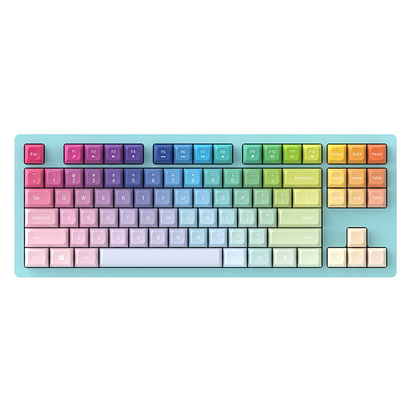 Rgb Gaming-Tastatur mit Mechanischen Tasten und Anpassbarer Hintergrundbeleuchtung Karnz