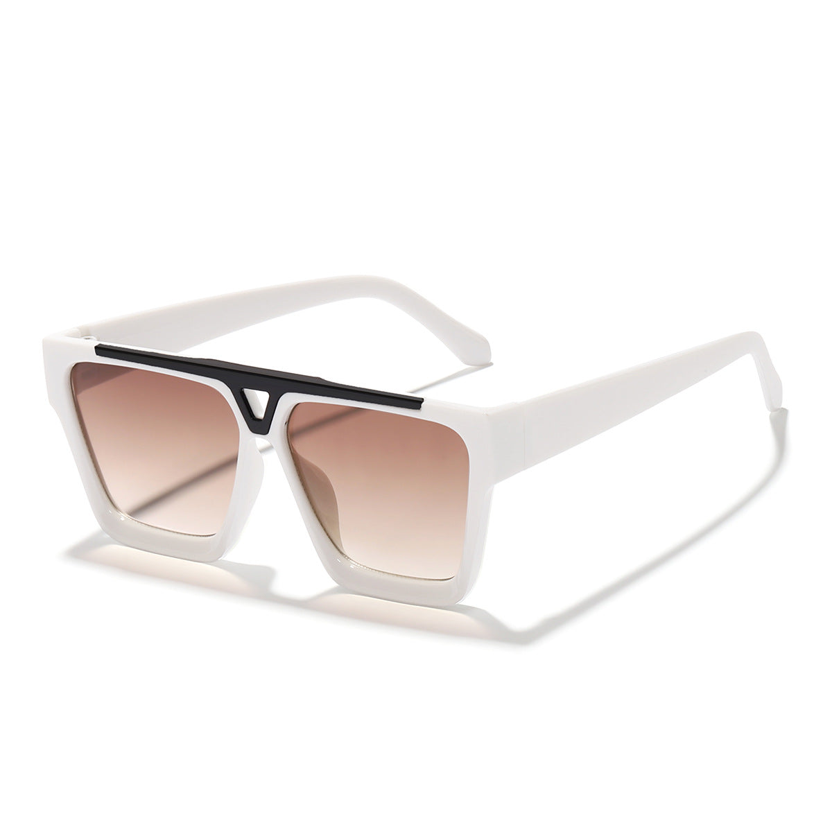 Damen trendige Sonnenbrille mit minimalistischem Rahmen Karnz
