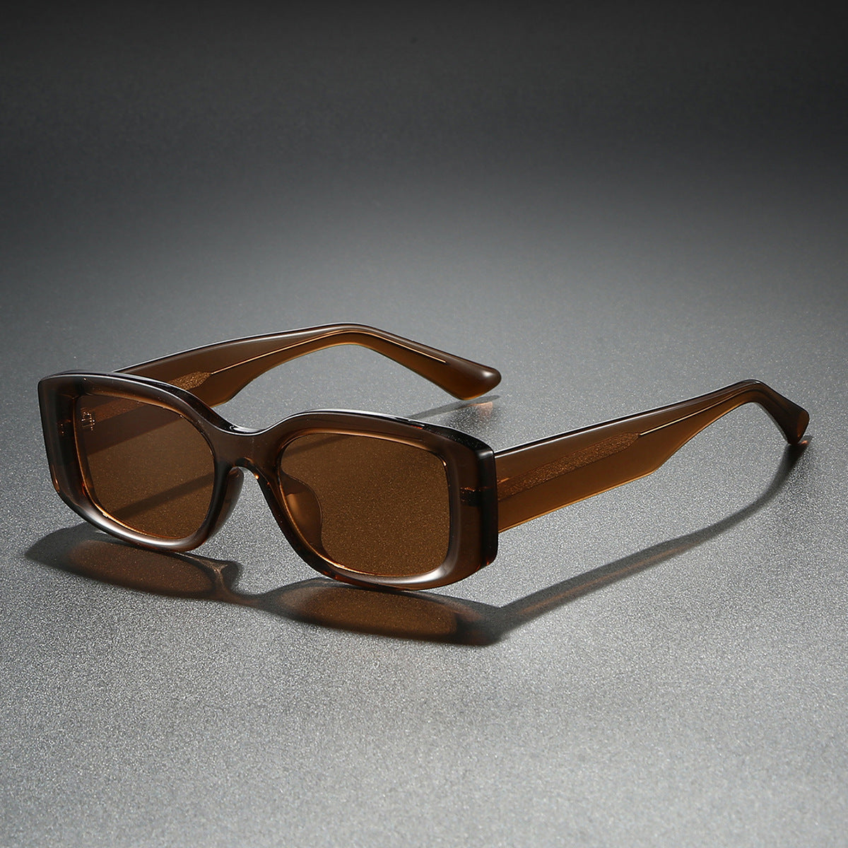 Damen modische Sonnenbrille im stylischen, eckigen Rahmen Karnz