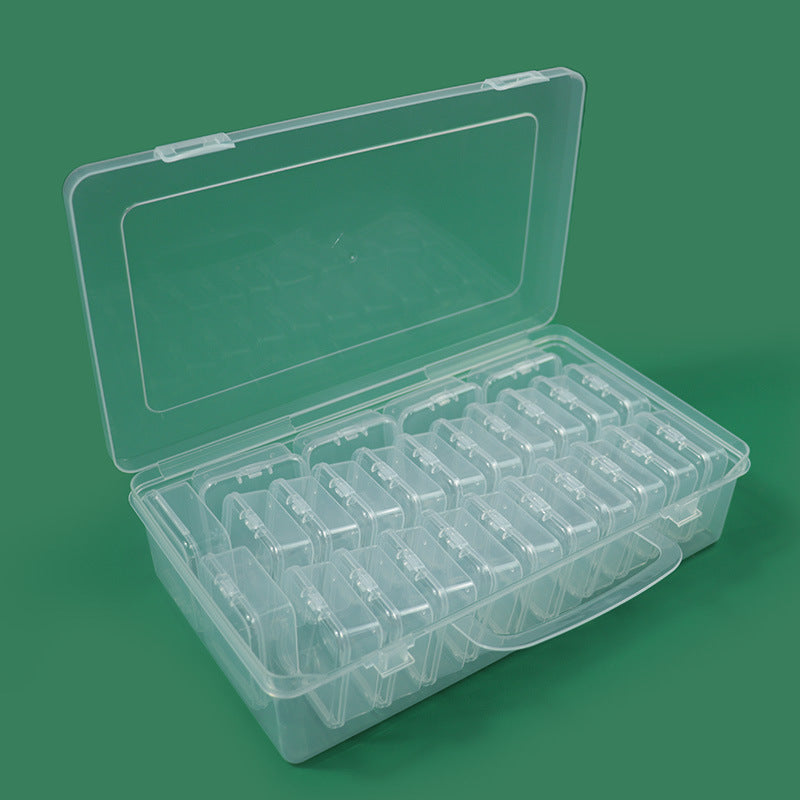 Klarer Mehrfach-Compartment Aufbewahrungsbox Karnz