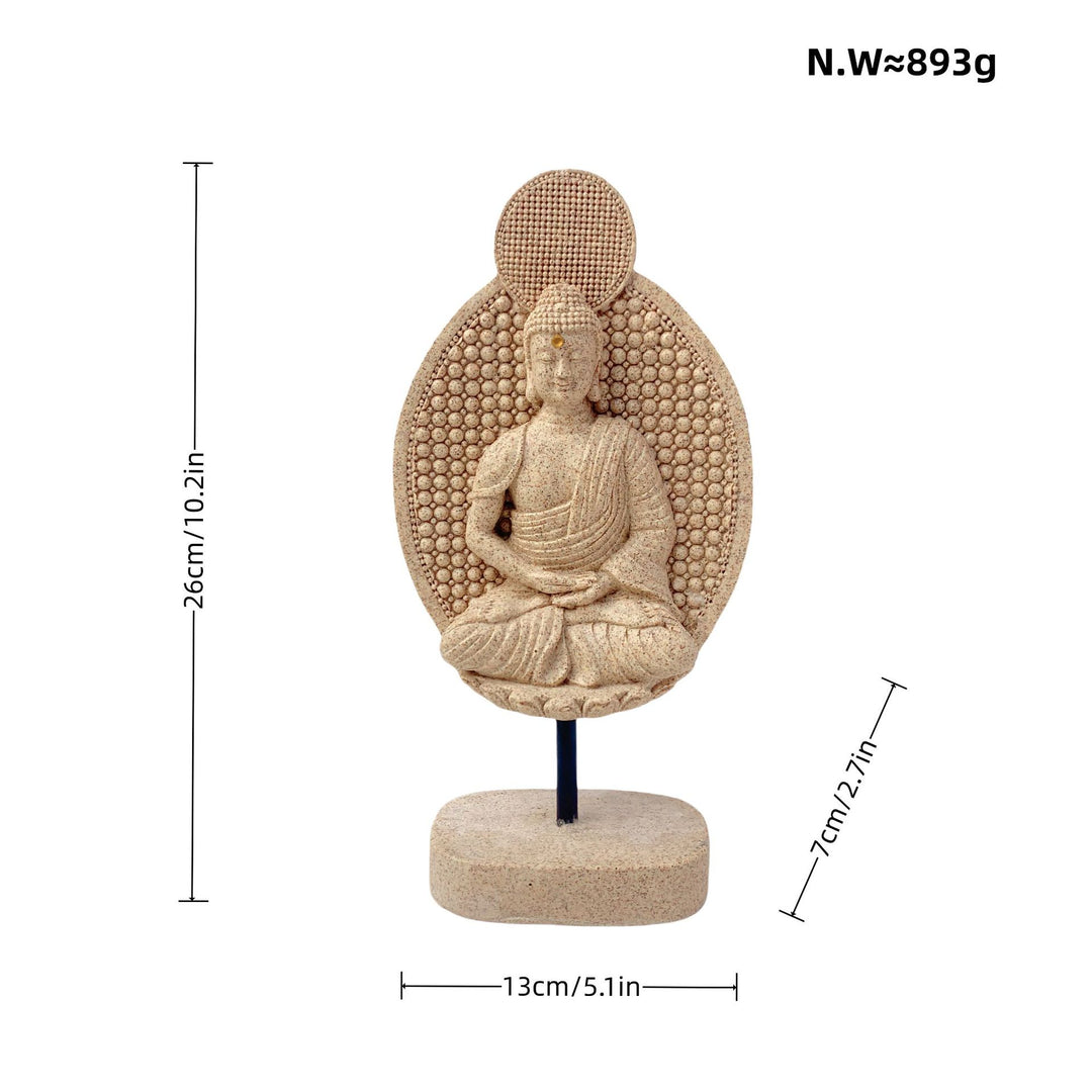 Dekorative Buddha Statue Karnz