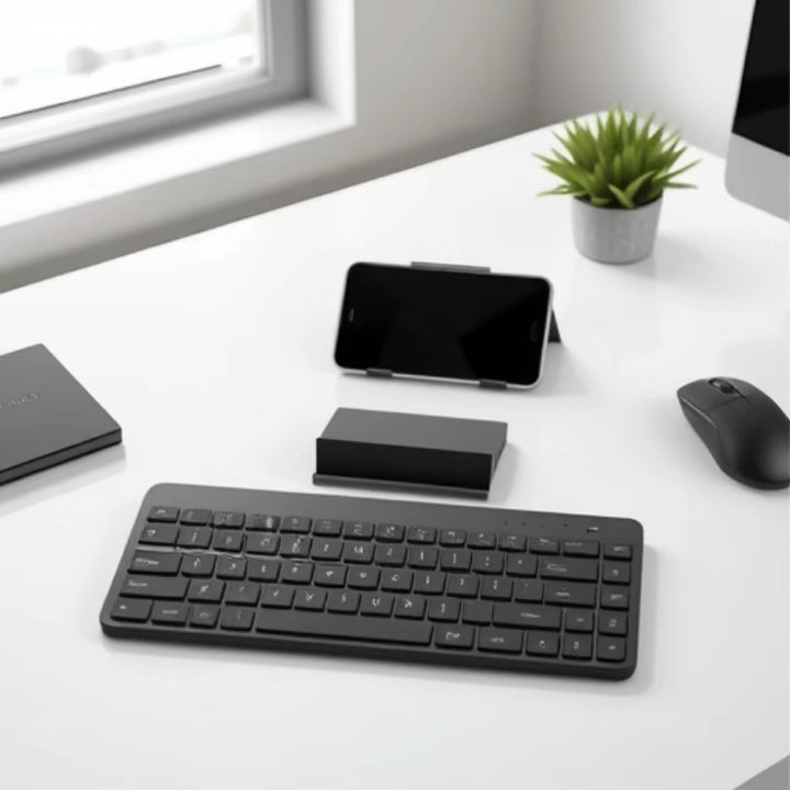 Ultraleichte Kabellose Tastatur mit Langer Akku-Laufzeit Karnz