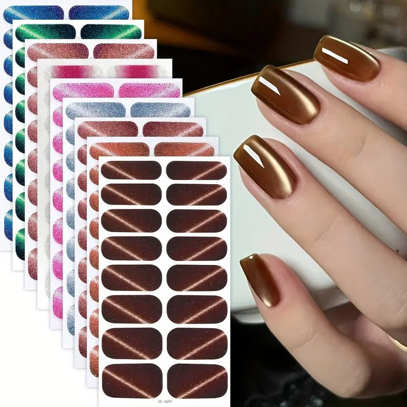 Ombre Glitter Nagel Wraps