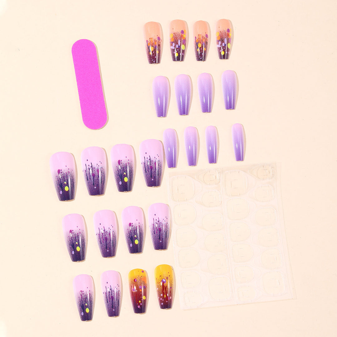 Künstlerische Gradient-Nagelerweiterungen Karnz