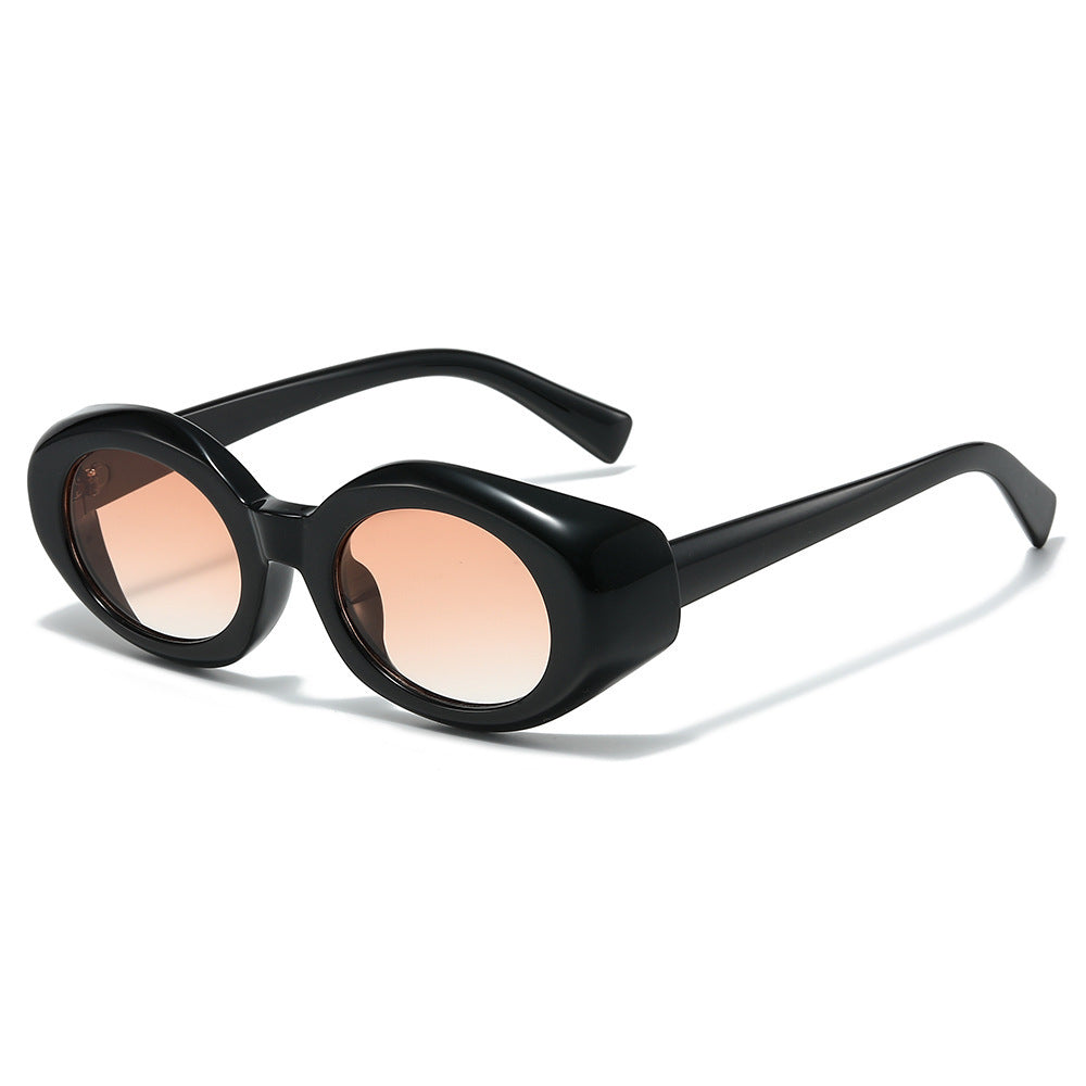 Oversized geometrische Sonnenbrille mit dicken Rahmen Karnz