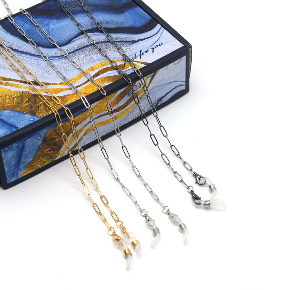 Stylische Link Brille Kette Karnz