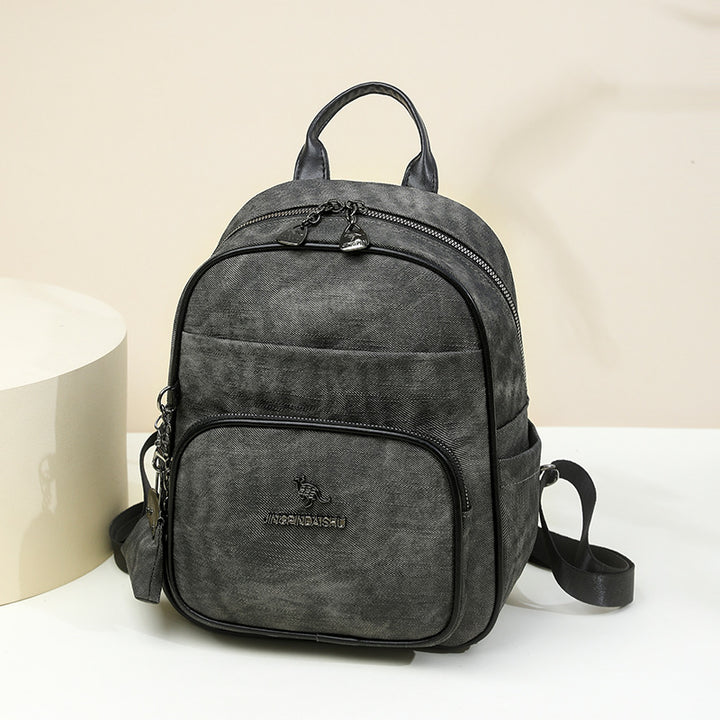 Vintage Leder Rucksack Karnz