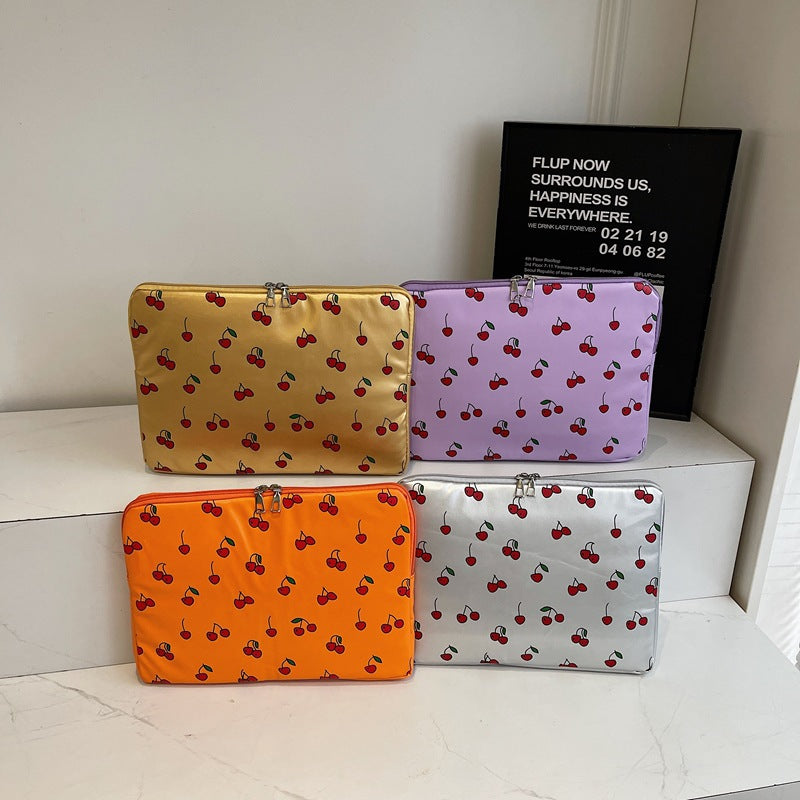 Verspielte Kirschmotiv Laptop Sleeve Karnz