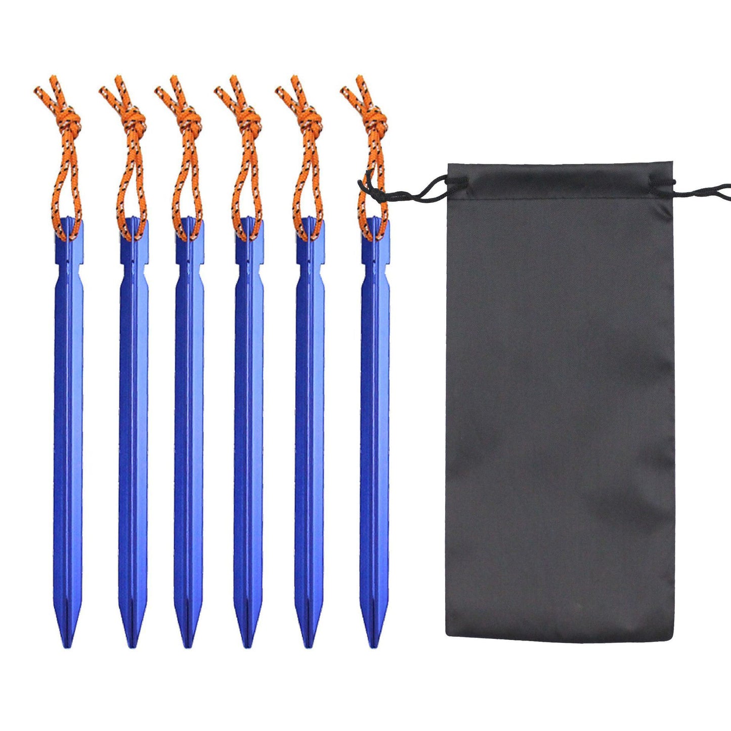 Unisex Aluminium Zeltspitzen Set Karnz