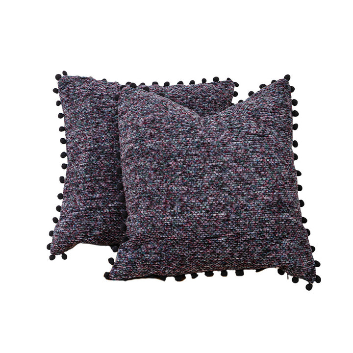 Strukturierter gestrickter Dekokissen
