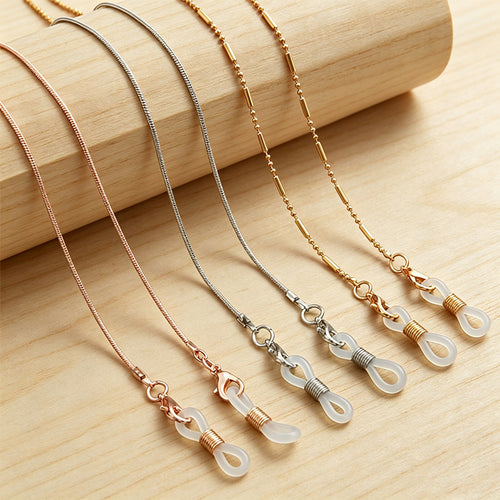 Verstellbare Metallische Sonnenbrillen Kette Karnz