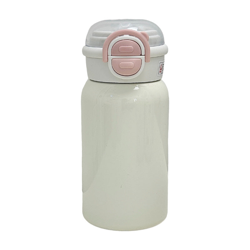Damen multifunktionale Trinkflasche mit kreativen Silikon-Elementen Karnz