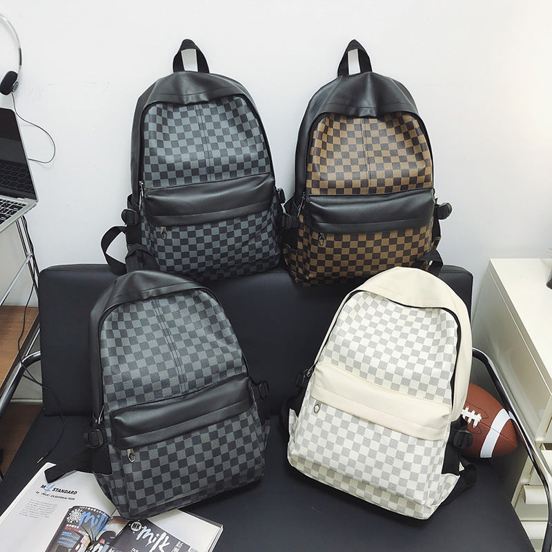 Modische Karomuster-Rucksack Karnz