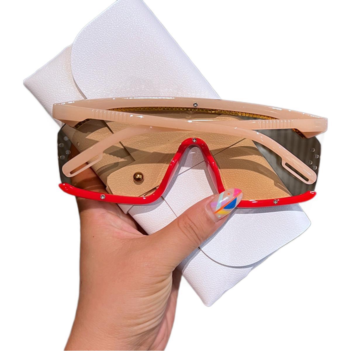 Damen Sonnenbrille mit funkelndem Strassrahmen und modernem Design Karnz