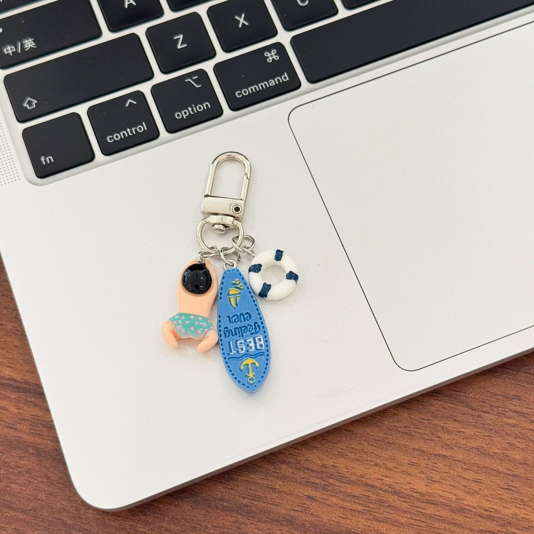 Schlüsselanhänger mit Kreativem Schwimmmotiv Karnz
